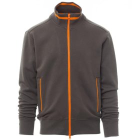 Payper Sydney Cipzáras Pulóver Szürke/Narancs