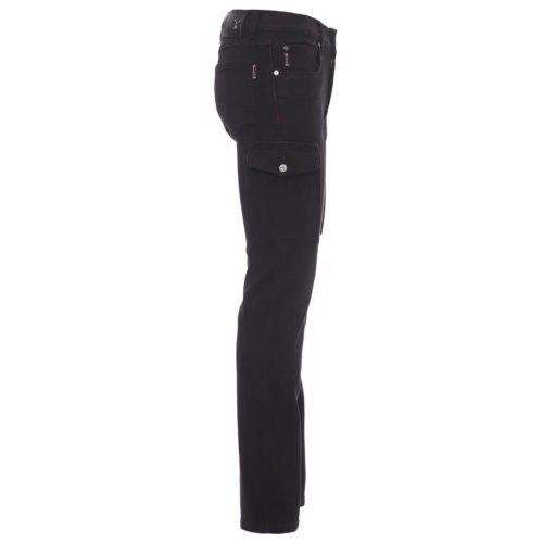 Payper Hummer Fekete Oldalzsebes Farmernadrág - 50