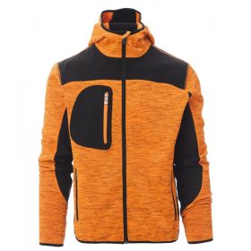 Payper Trip Narancssárga/Fekete Cipzáras Kapucnis Pulóver