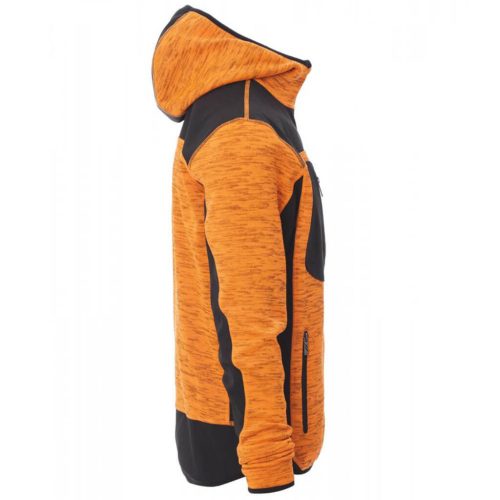 Payper Trip Narancssárga/Fekete Cipzáras Kapucnis Pulóver