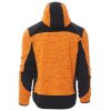 Payper Trip Narancssárga/Fekete Cipzáras Kapucnis Pulóver