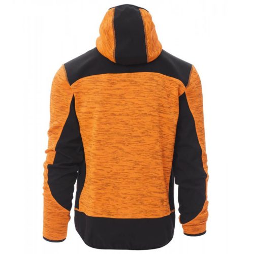 Payper Trip Narancssárga/Fekete Cipzáras Kapucnis Pulóver