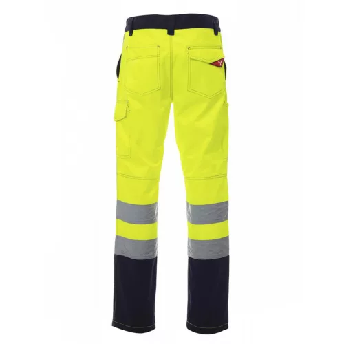 Payper Charter Láthatósági Derekas Munkásnadrág Sárga/Navy - 5XL