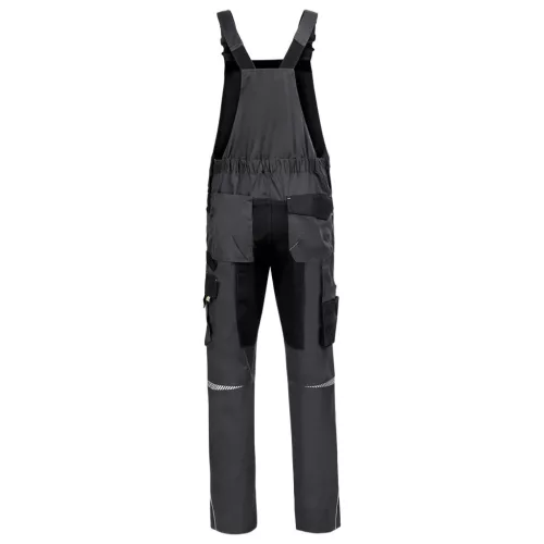 Stenso Prisma Spandex Szürke/Fekete kantáros nadrág hátoldala zsebekkel