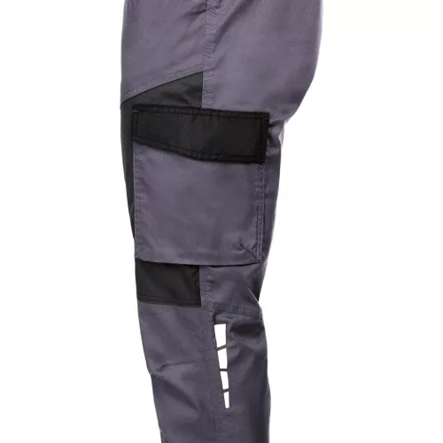 Stenso EOS Stretch Szürke/Fekete kantáros nadrág - 42