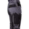Stenso EOS Stretch Szürke/Fekete kantáros nadrág - 42
