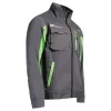 Stenso Prisma Light Stretch Szürke/Zöld munkavédelmi kabát - 44