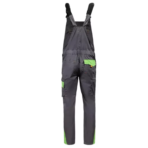 Stenso Prisma Light Stretch Szürke/Zöld kantáros nadrág hátoldala