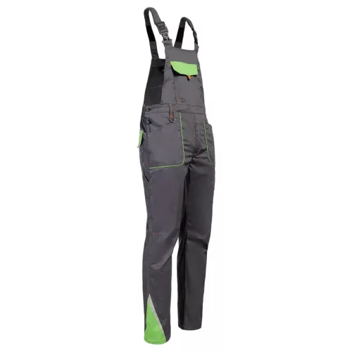 Stenso Prisma Light Stretch Szürke/Zöld kantáros nadrág bal eleje