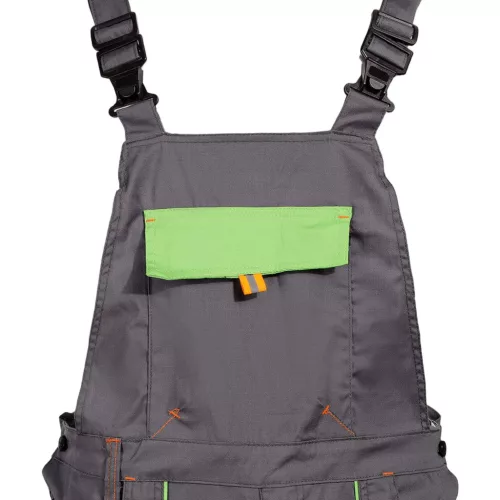 Stenso Prisma Light Stretch Szürke/Zöld kantáros nadrág - 44