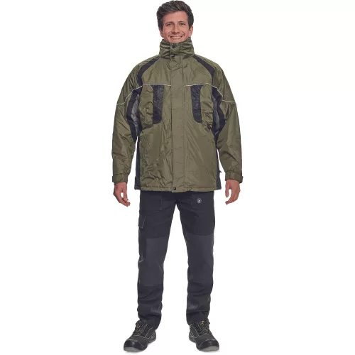 03010005_Cerva Nyala Vízhatlan Kabát zöld