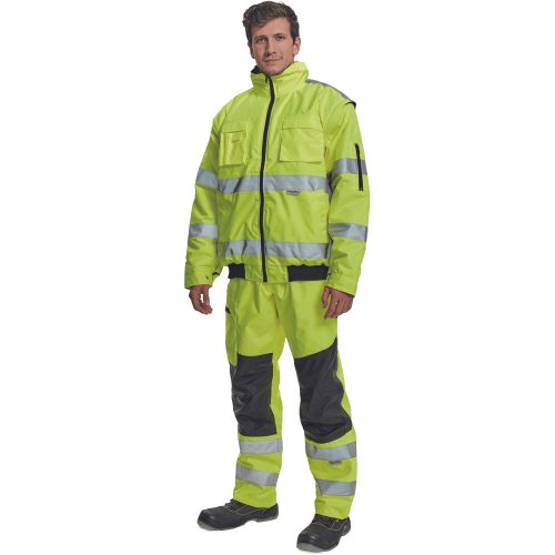 03010071_Cerva Clovelly Pilot Láthatósági Téli Dzseki HV Sárga