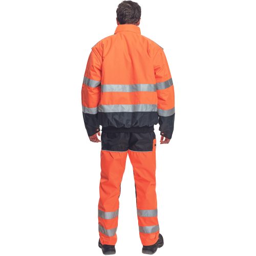 Cerva Clovelly Pilot Láthatósági Téli Dzseki narancskék