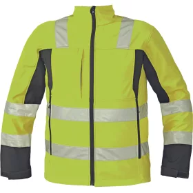 03010347 Cerva Malton Láthatósági Softshell Dzseki hv sárga