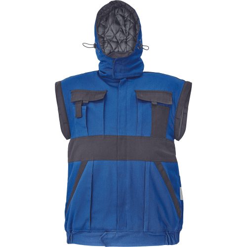 03010452_Cerva Max Winter RFLX Téli Munkáskabát Kék Fekete