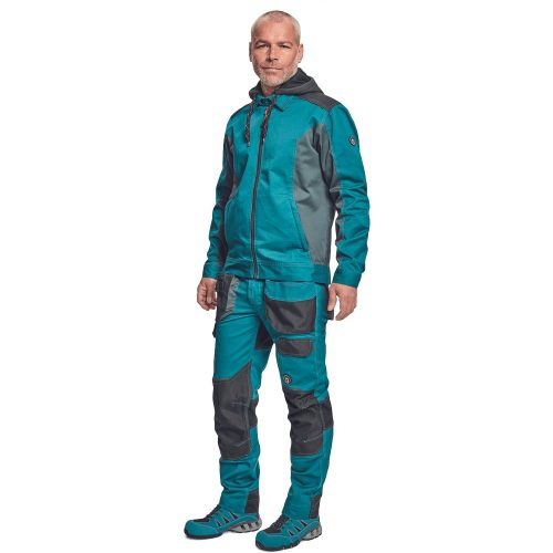 03010555 Cerva Dayboro Munkakabát petrolkék