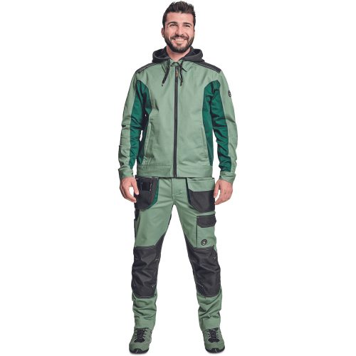 03010555 Cerva Dayboro Munkakabát zöld