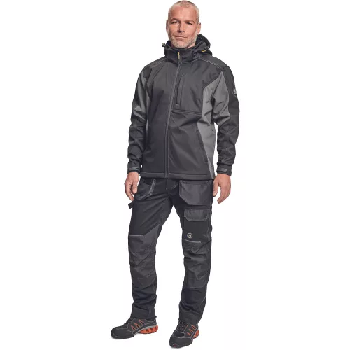 03010576 Cerva Dayboro Softshell Munkáskabát Fekete