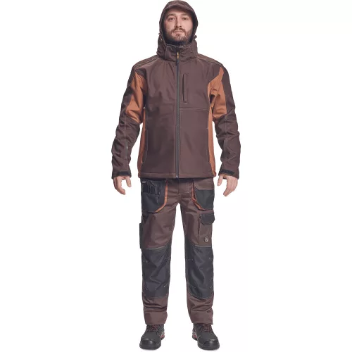 Cerva Dayboro Softshell Munkáskabát barna