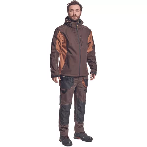 Cerva Dayboro Softshell Munkáskabát barna
