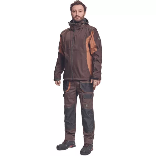 Cerva Dayboro Softshell Munkáskabát barna