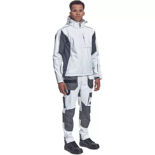 Cerva Dayboro Softshell Munkáskabát Fehér - 3XL