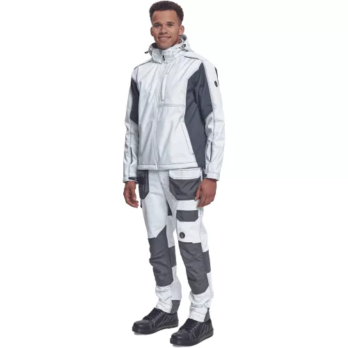 Cerva Dayboro Softshell Munkáskabát Fehér - 3XL