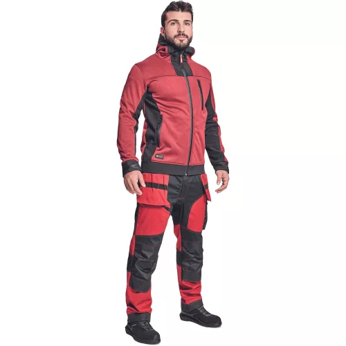 Cerva Huyer Softshell Dzseki piros