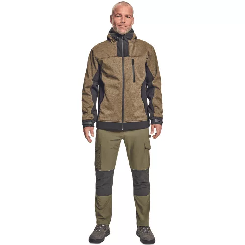 Cerva Huyer Softshell Dzseki bezs