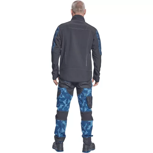 03010598 Cerva Neurum Softshell Kabát Tengerészkék