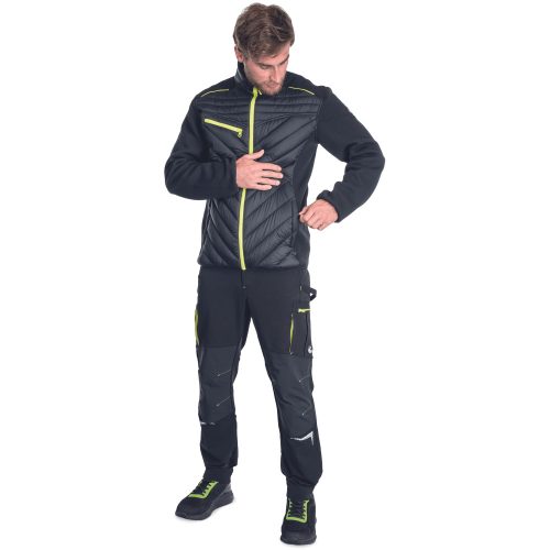 L-SURE DAWSON Fekete Outdoor Dzseki - XS