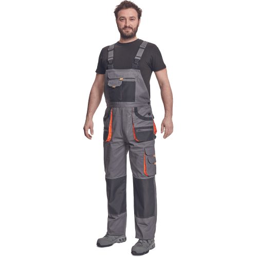 FF Carl BE-01-004 Kantáros Nadrág Szürke/Fekete - 64