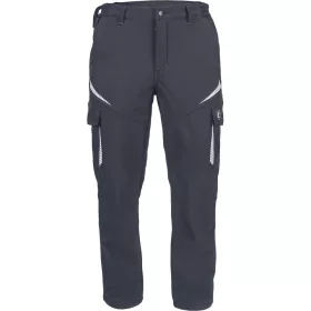 EMERTON STR Fekete Téli Softshell Bélelt Munkásnadrág