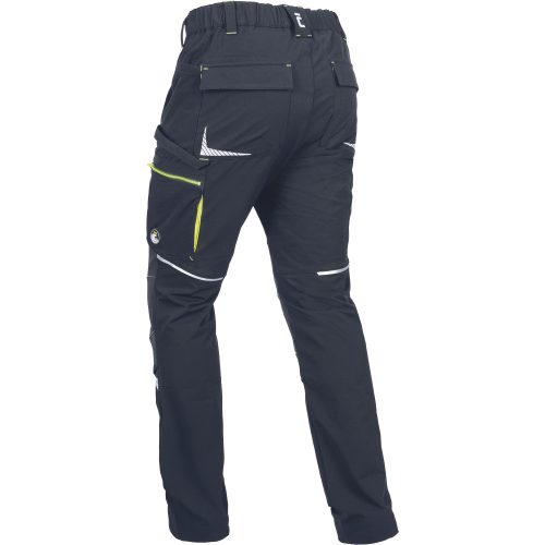 L-SURE DAWSON Fekete Rugalmas Munkásnadrág - L