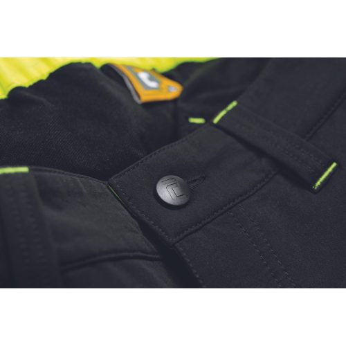 L-SURE DAWSON Fekete Rugalmas Munkásnadrág