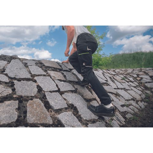 L-SURE DAWSON Fekete Rugalmas Munkásnadrág