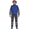 Cerva Triton Bélelt Munkás Mellény Királykék - 3XL