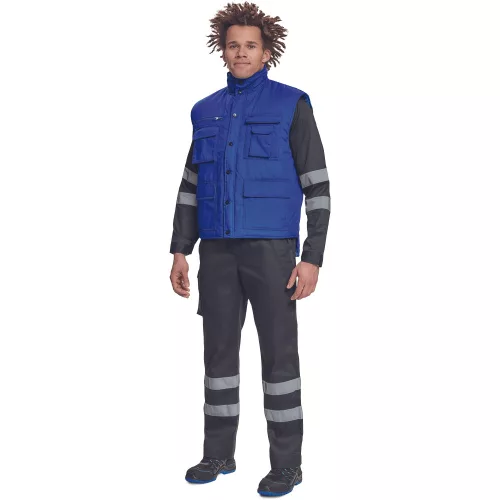 Cerva Triton Bélelt Munkás Mellény Királykék - 3XL