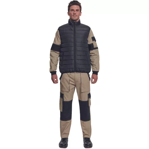 Cerva Max Neo Light Munkás Mellény Fekete - 4XL