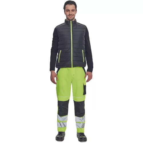 Cerva Max Vivo Light Munkás Mellény Fekete/Sárga