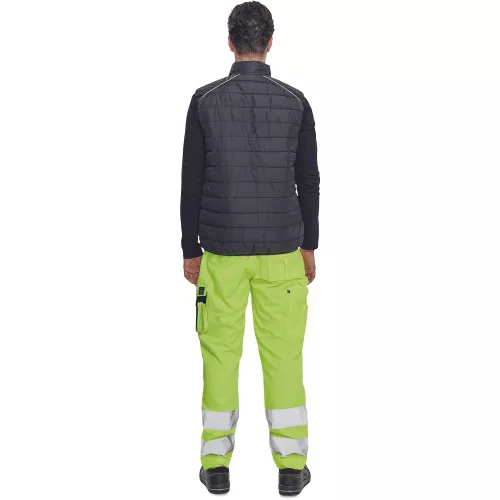 Cerva Max Vivo Light Munkás Mellény Fekete/Sárga