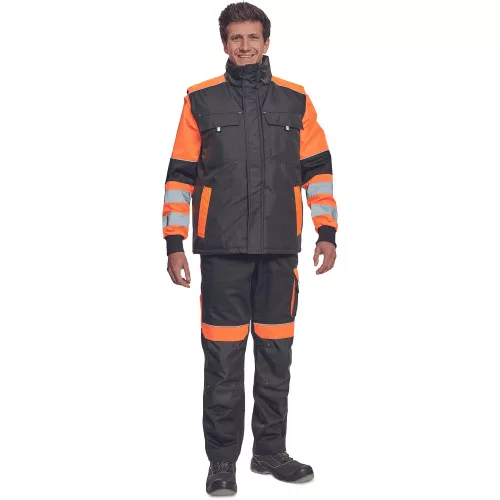 Cerva Max Vivo Munkás Mellény Fekete/Narancssárga - XXL