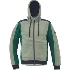 Cerva Dayboro Kapucnis Munkás Pulóver szürkés zöld
