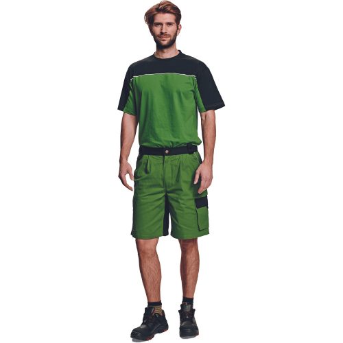 03100007_Cerva Stanmore Munkavedelmi Rovidnadrag zold