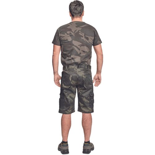 03100015 CRV Crambe Munkavedelmi Terepes Rovidnadrag zold