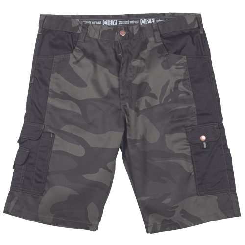 03100015 CRV Crambe Munkavedelmi Terepes Rovidnadrag zold