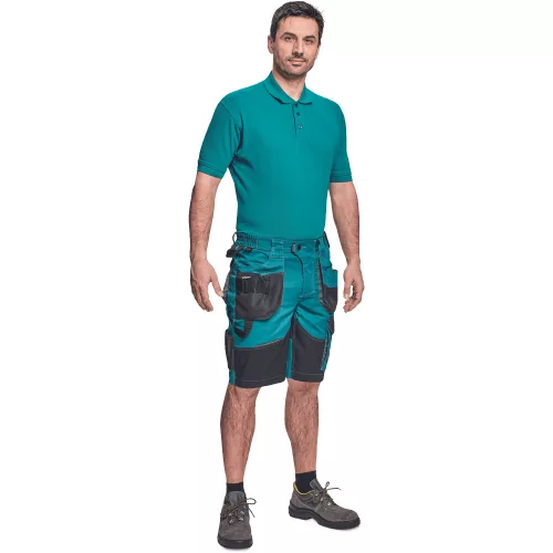 03100027 Cerva Dayboro Munkás Rövidnadrág petrolkék