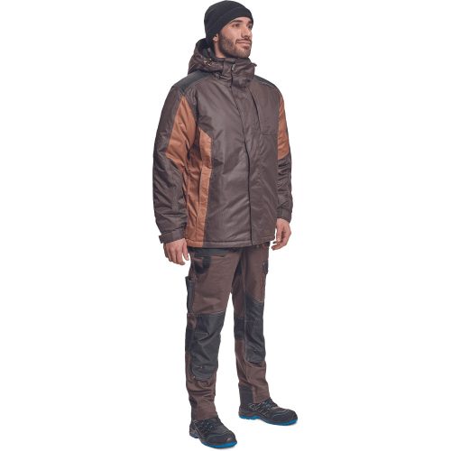 Cerva Dayboro Vízálló Téli Munkáskabát barna