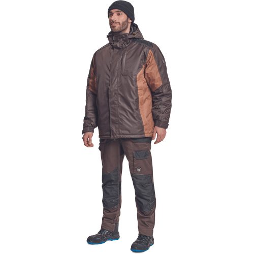 Cerva Dayboro Vízálló Téli Munkáskabát barna