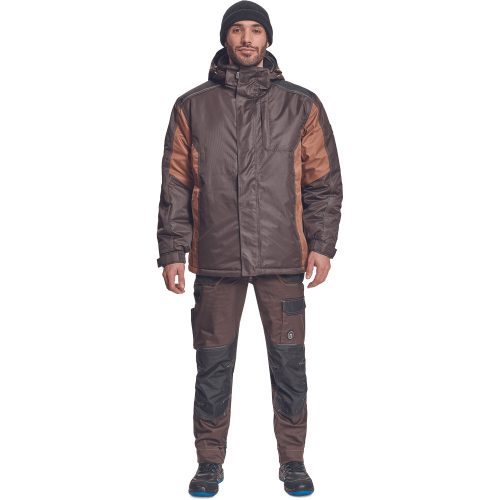 Cerva Dayboro Vízálló Téli Munkáskabát barna